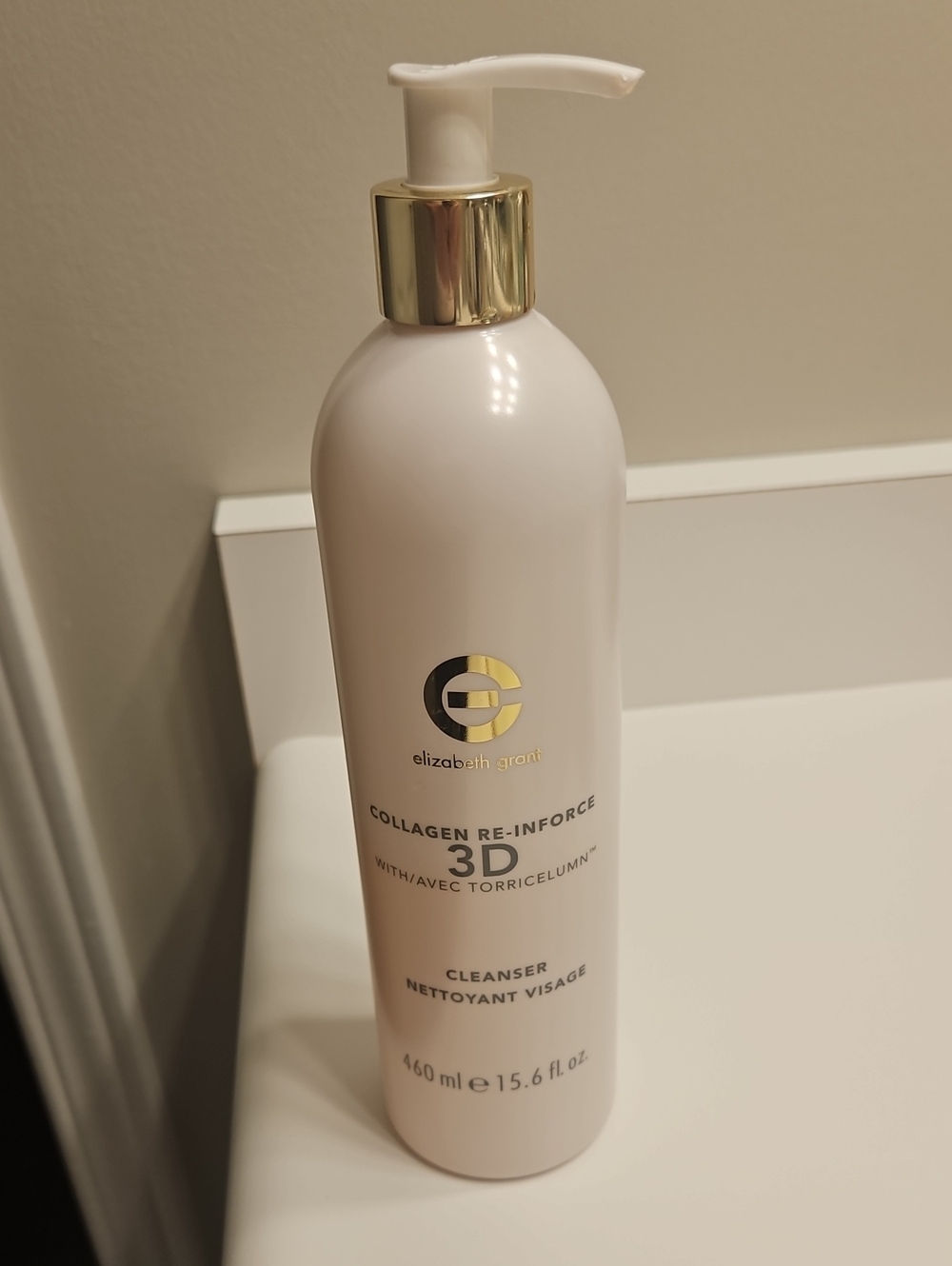 Used Collagen Re-Inforce 3D Cleanser - Cream 1/2 Bottle Remaining.